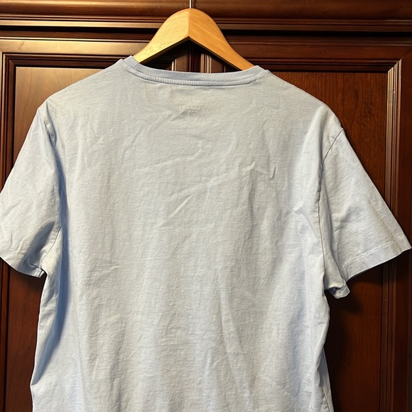 Ralph Lauren Polo Men’s Custom Slim Fit T-Shirt Baby Blue Soft & Comfortable Tee - Picture 2 of 8